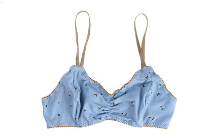 POCKETED Cotton DAISY Bralette