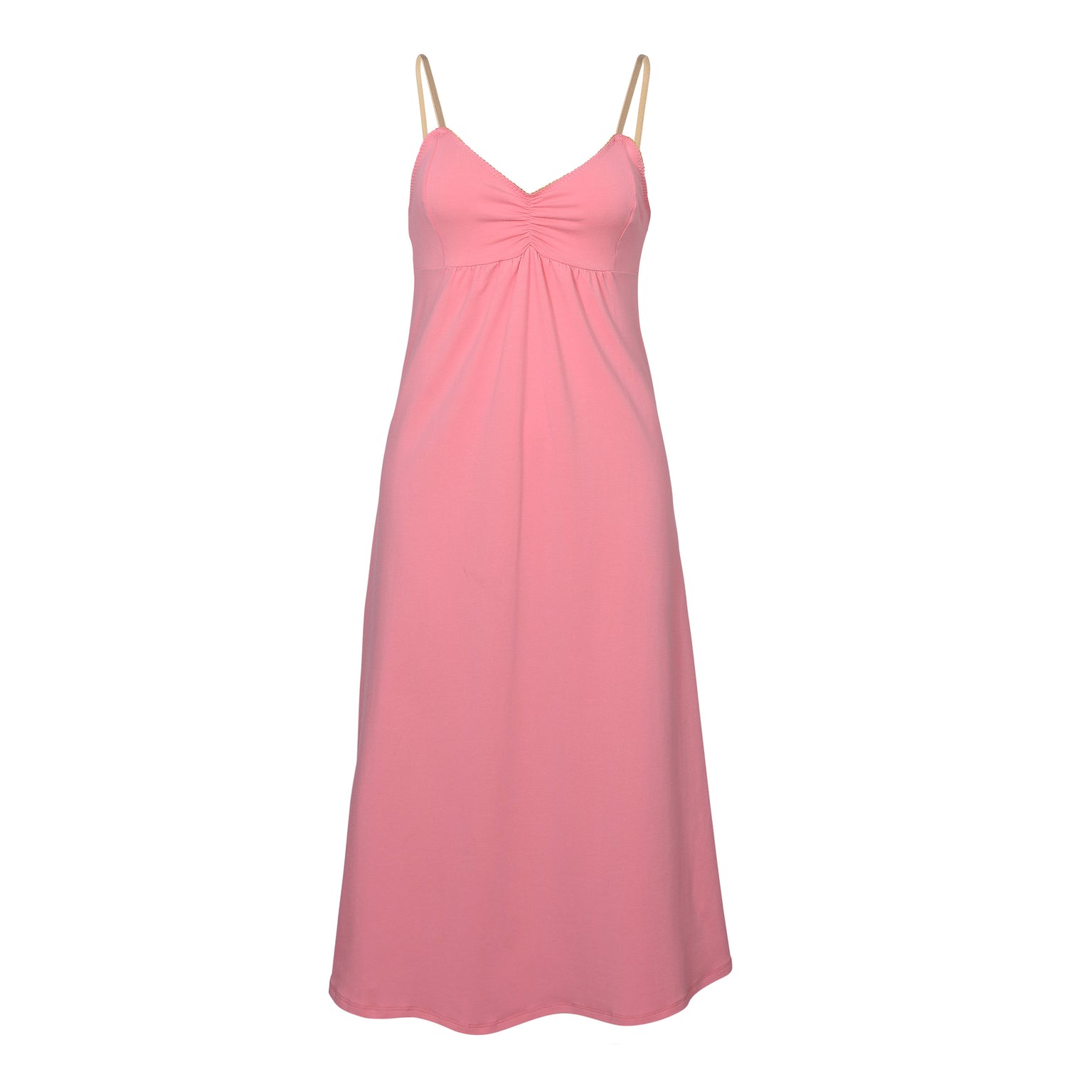 MIDI Cotton PEACHY PINK Nightie