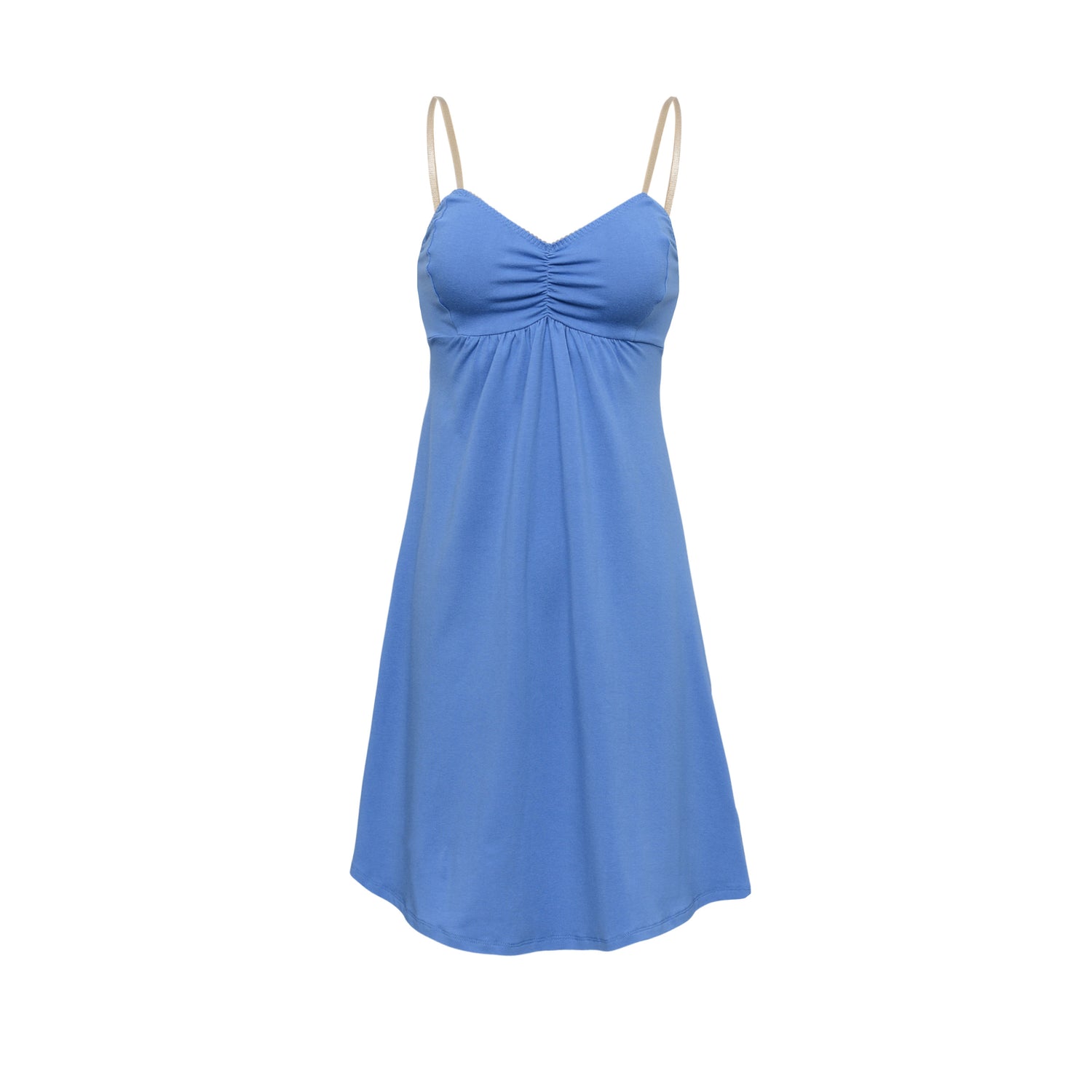 SHORT Cotton STEEL BLUE Nightie